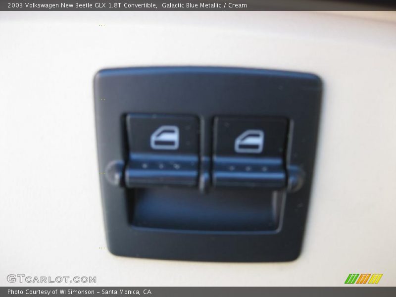 Galactic Blue Metallic / Cream 2003 Volkswagen New Beetle GLX 1.8T Convertible