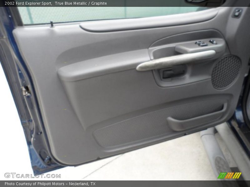 True Blue Metallic / Graphite 2002 Ford Explorer Sport