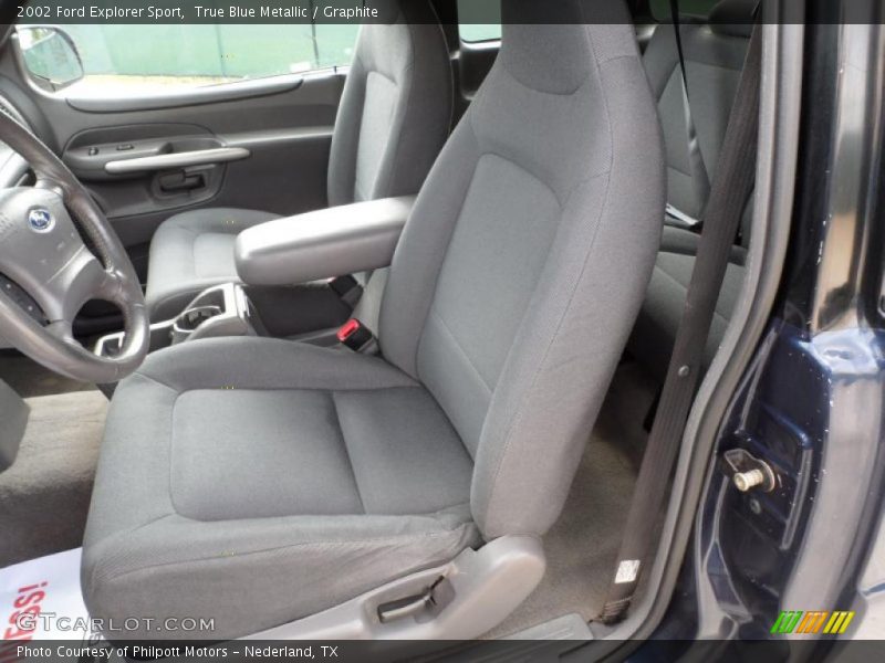 True Blue Metallic / Graphite 2002 Ford Explorer Sport