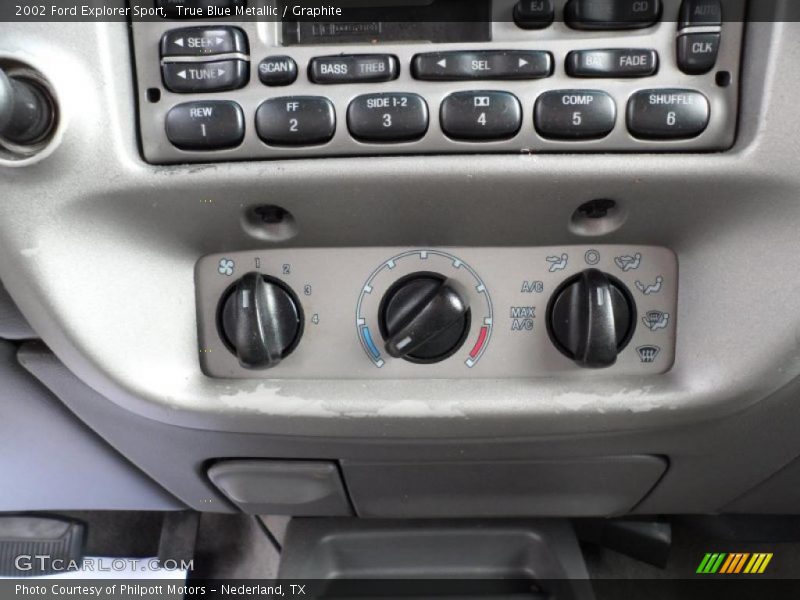 Controls of 2002 Explorer Sport
