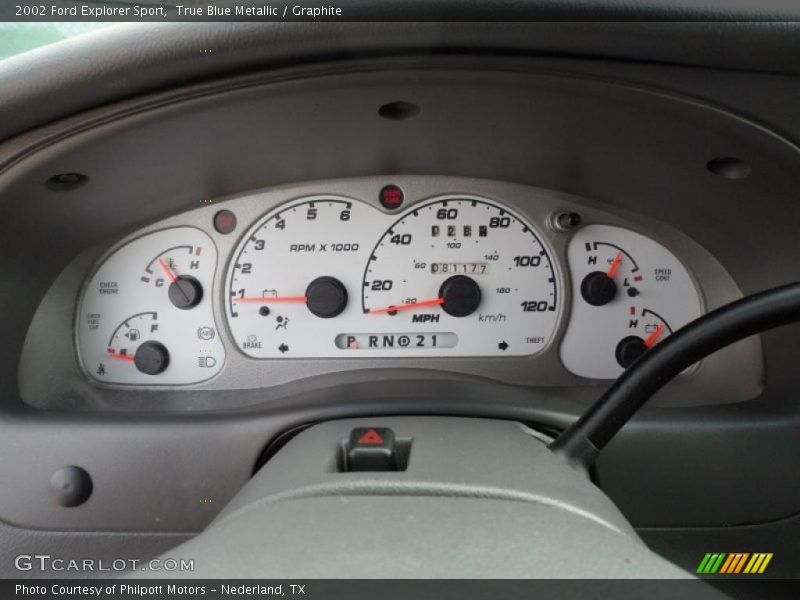 2002 Explorer Sport Sport Gauges