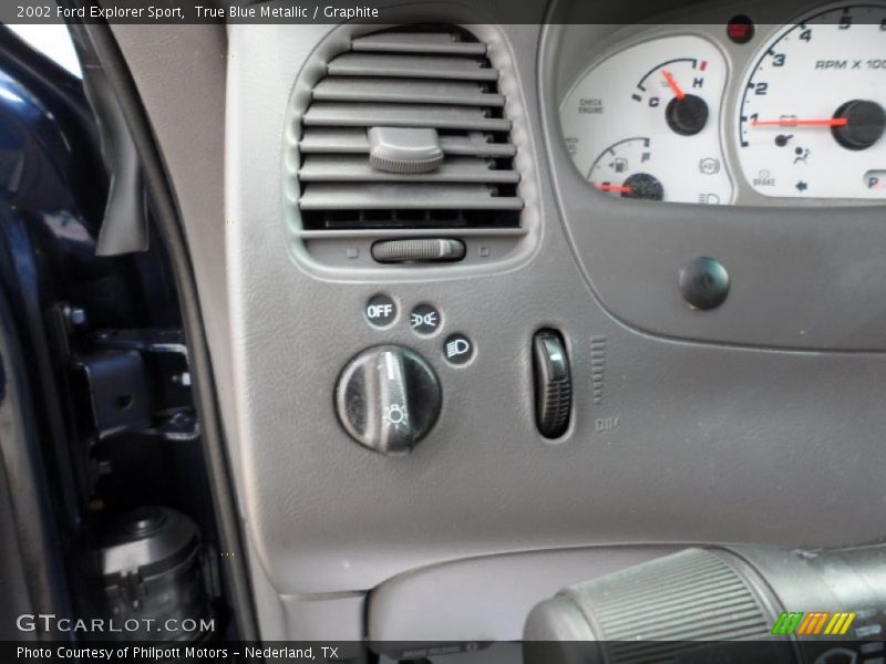 True Blue Metallic / Graphite 2002 Ford Explorer Sport