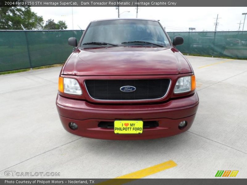Dark Toreador Red Metallic / Heritage Graphite Grey 2004 Ford F150 STX Heritage SuperCab