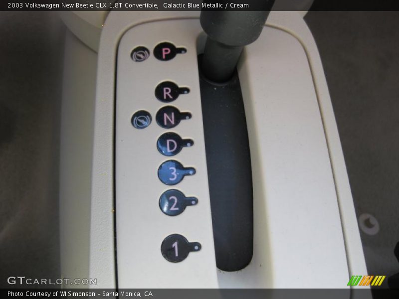 Galactic Blue Metallic / Cream 2003 Volkswagen New Beetle GLX 1.8T Convertible