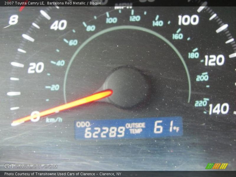 Barcelona Red Metallic / Bisque 2007 Toyota Camry LE