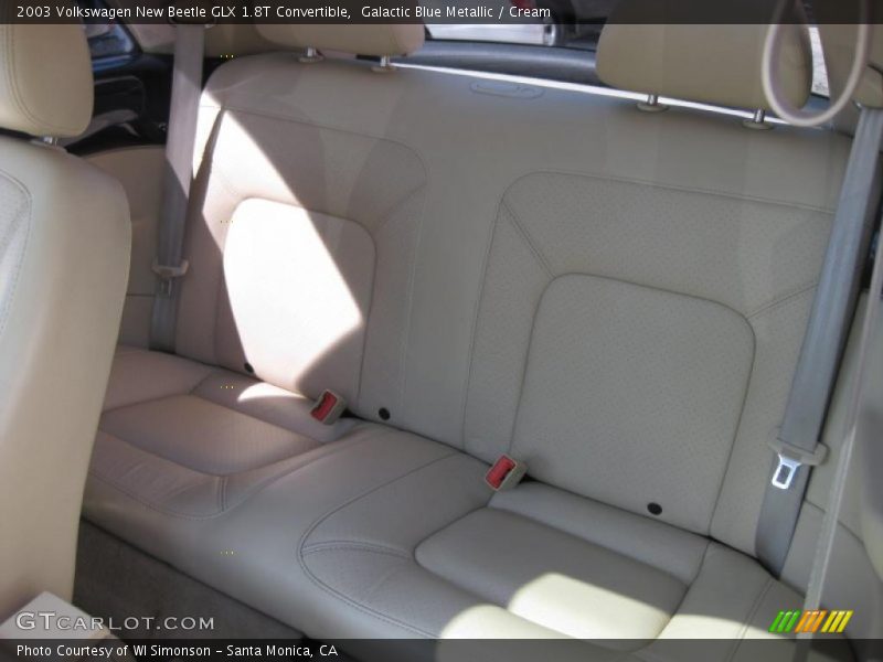 Galactic Blue Metallic / Cream 2003 Volkswagen New Beetle GLX 1.8T Convertible