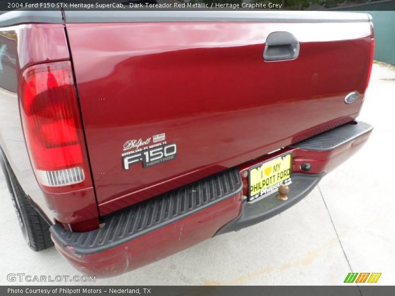 Dark Toreador Red Metallic / Heritage Graphite Grey 2004 Ford F150 STX Heritage SuperCab