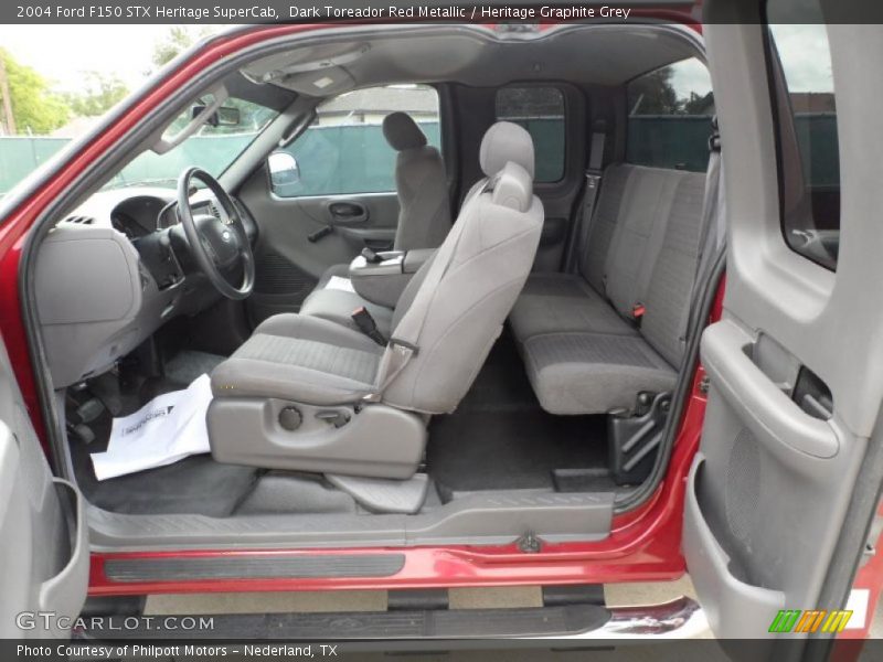  2004 F150 STX Heritage SuperCab Heritage Graphite Grey Interior
