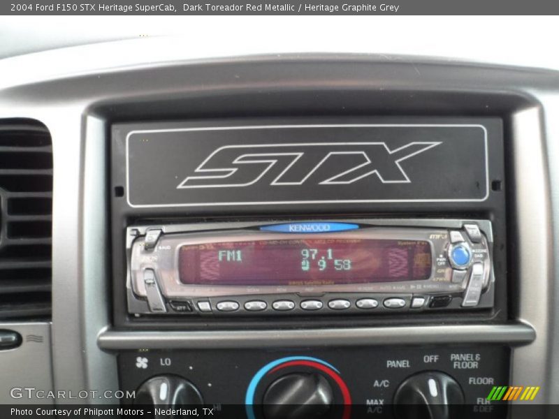 Dark Toreador Red Metallic / Heritage Graphite Grey 2004 Ford F150 STX Heritage SuperCab