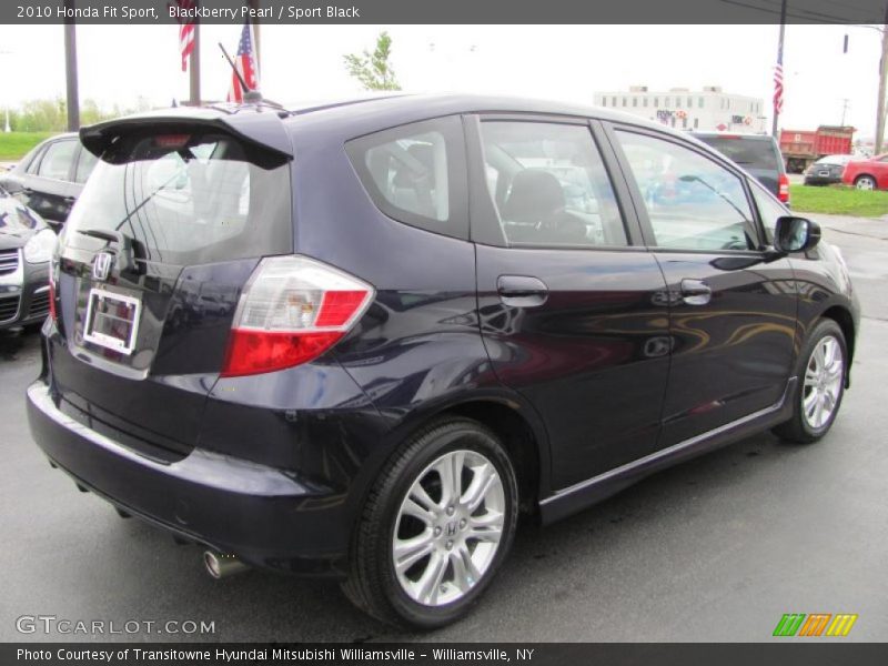 Blackberry Pearl / Sport Black 2010 Honda Fit Sport