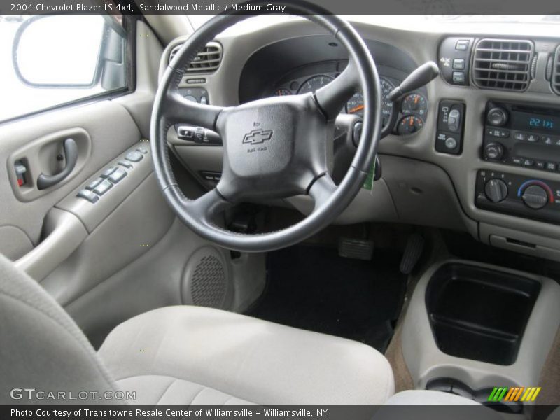 Sandalwood Metallic / Medium Gray 2004 Chevrolet Blazer LS 4x4