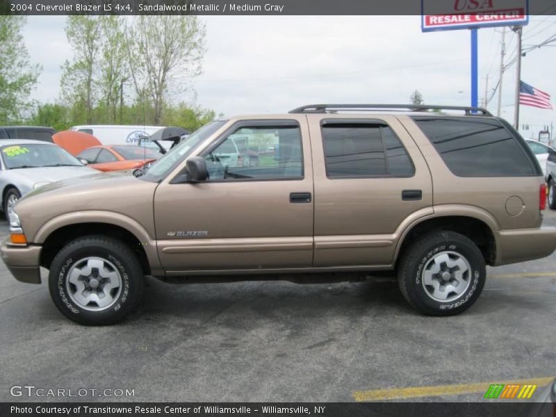 Sandalwood Metallic / Medium Gray 2004 Chevrolet Blazer LS 4x4