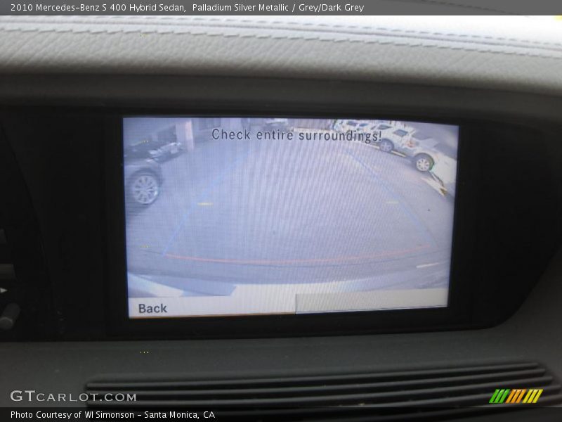 Palladium Silver Metallic / Grey/Dark Grey 2010 Mercedes-Benz S 400 Hybrid Sedan