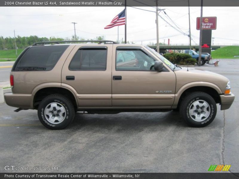 Sandalwood Metallic / Medium Gray 2004 Chevrolet Blazer LS 4x4