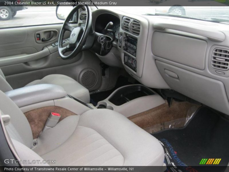 Sandalwood Metallic / Medium Gray 2004 Chevrolet Blazer LS 4x4