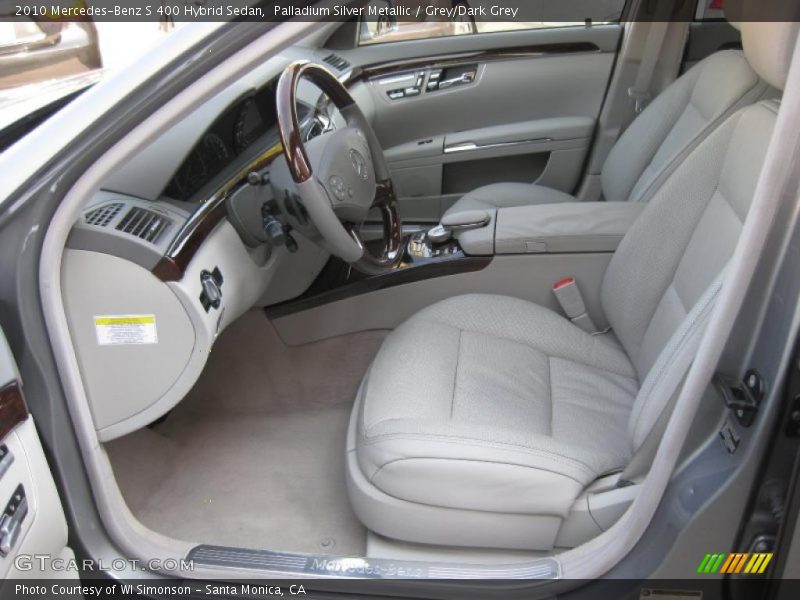  2010 S 400 Hybrid Sedan Grey/Dark Grey Interior