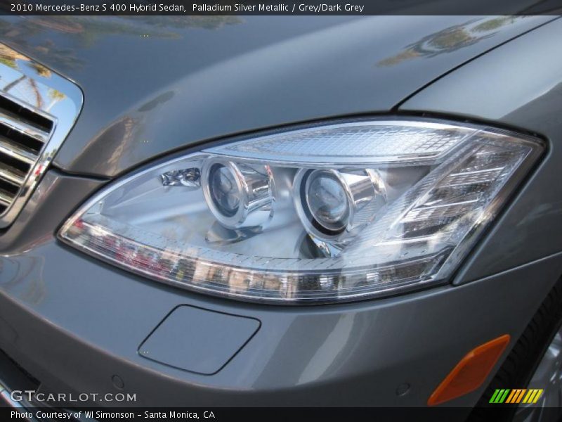 Palladium Silver Metallic / Grey/Dark Grey 2010 Mercedes-Benz S 400 Hybrid Sedan