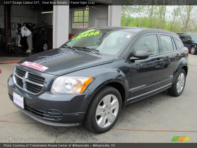 Steel Blue Metallic / Pastel Slate Gray 2007 Dodge Caliber SXT