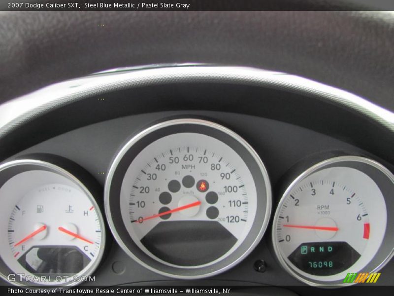 Steel Blue Metallic / Pastel Slate Gray 2007 Dodge Caliber SXT