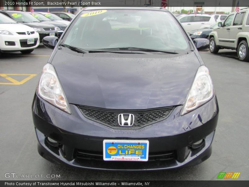 Blackberry Pearl / Sport Black 2010 Honda Fit Sport