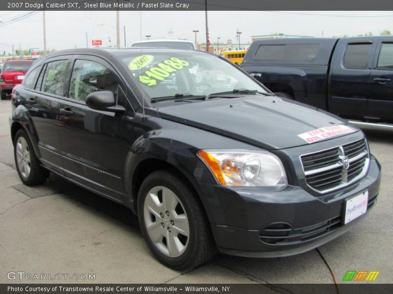 Steel Blue Metallic / Pastel Slate Gray 2007 Dodge Caliber SXT