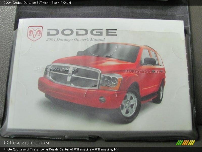 Black / Khaki 2004 Dodge Durango SLT 4x4