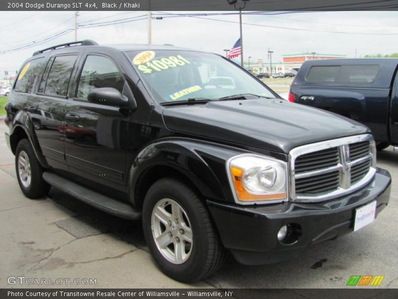 Black / Khaki 2004 Dodge Durango SLT 4x4