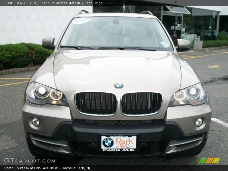 Platinum Bronze Metallic / Sand Beige 2008 BMW X5 3.0si