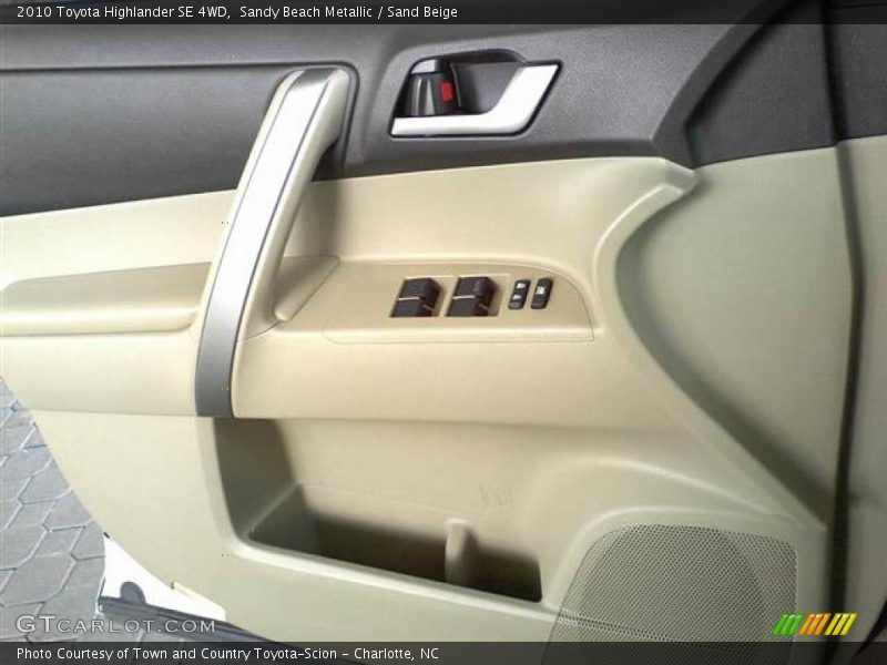 Sandy Beach Metallic / Sand Beige 2010 Toyota Highlander SE 4WD