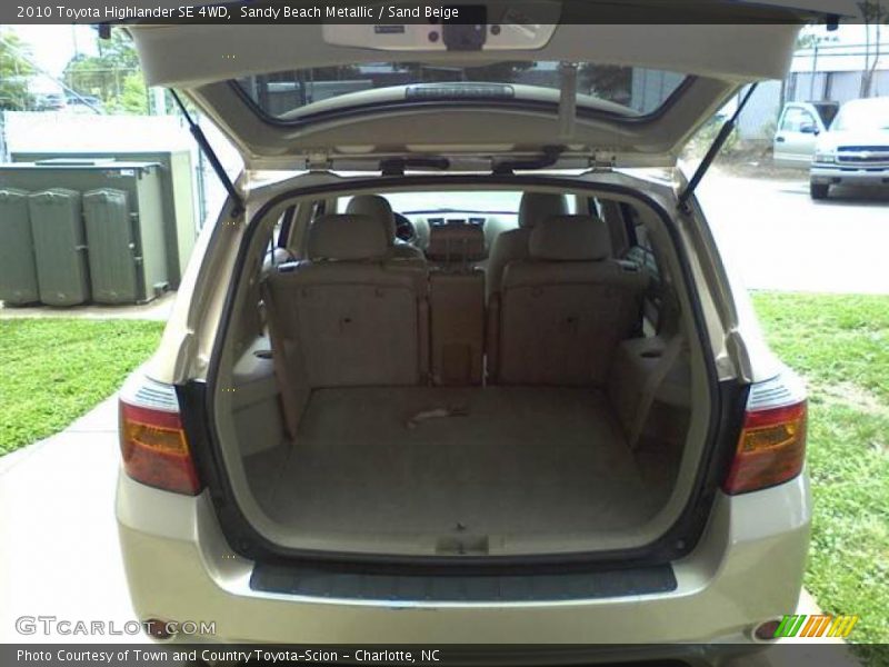Sandy Beach Metallic / Sand Beige 2010 Toyota Highlander SE 4WD