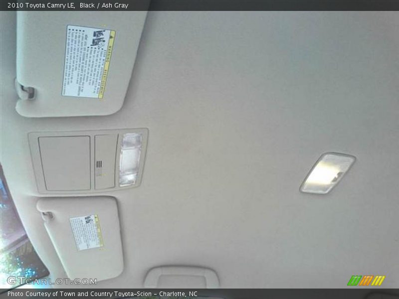 Black / Ash Gray 2010 Toyota Camry LE