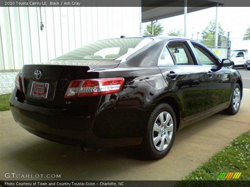 Black / Ash Gray 2010 Toyota Camry LE