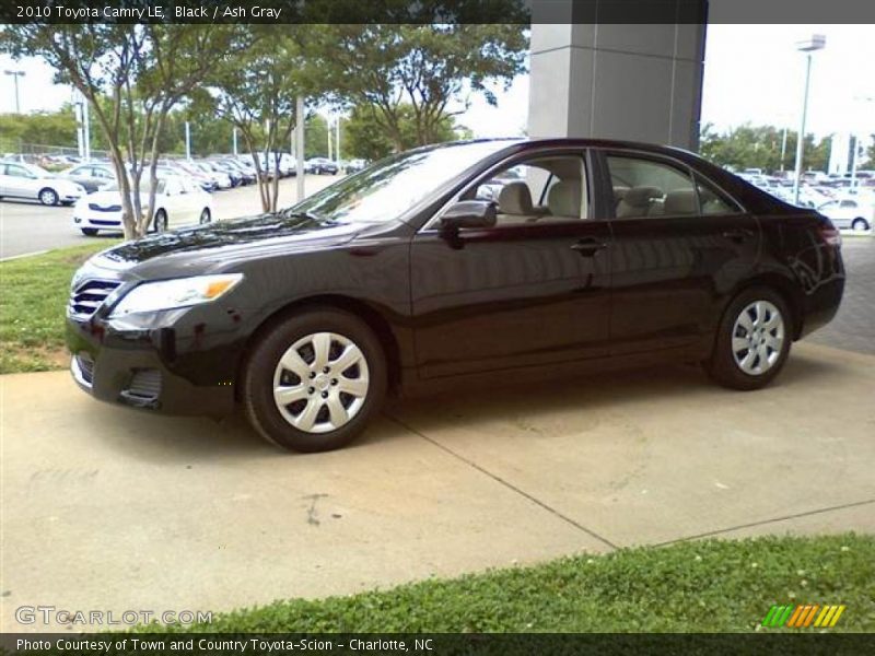 Black / Ash Gray 2010 Toyota Camry LE