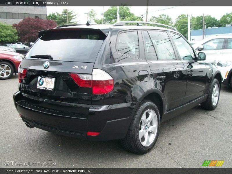 Jet Black / Black 2008 BMW X3 3.0si