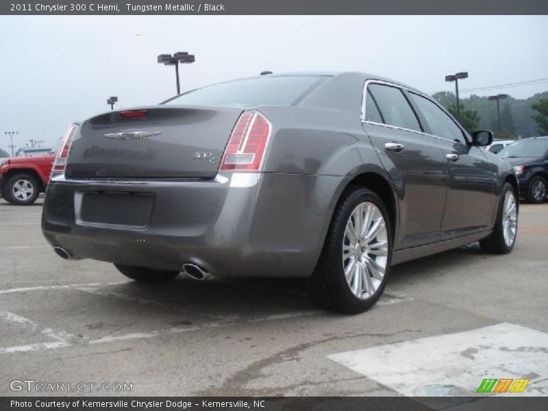 Tungsten Metallic / Black 2011 Chrysler 300 C Hemi