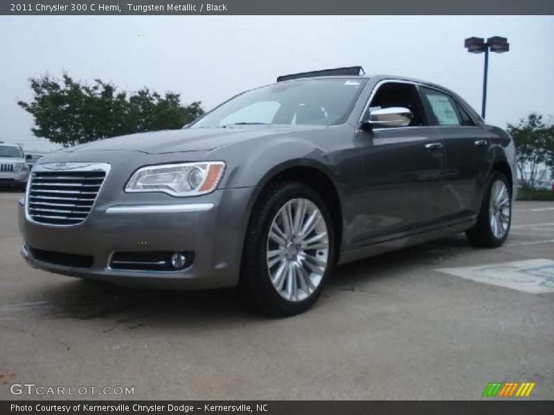 Tungsten Metallic / Black 2011 Chrysler 300 C Hemi