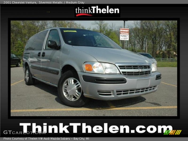 Silvermist Metallic / Medium Gray 2001 Chevrolet Venture