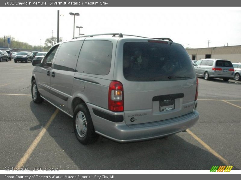 Silvermist Metallic / Medium Gray 2001 Chevrolet Venture