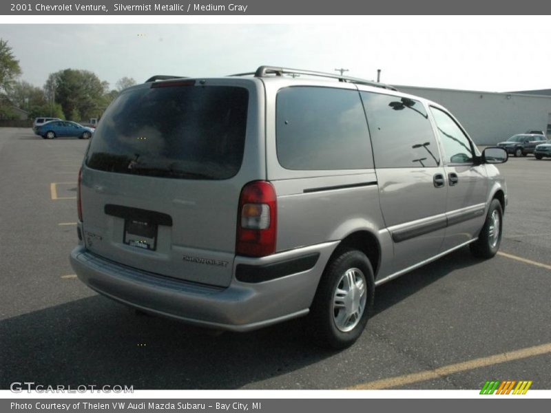 Silvermist Metallic / Medium Gray 2001 Chevrolet Venture