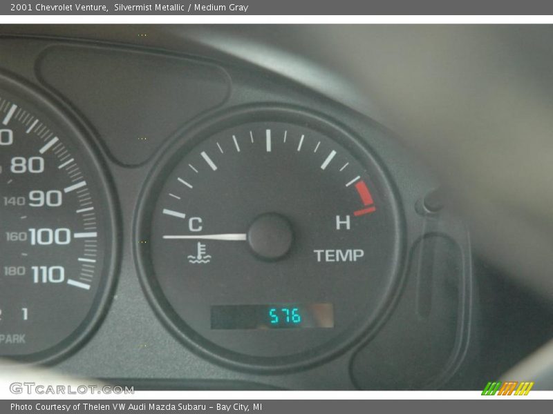 Silvermist Metallic / Medium Gray 2001 Chevrolet Venture