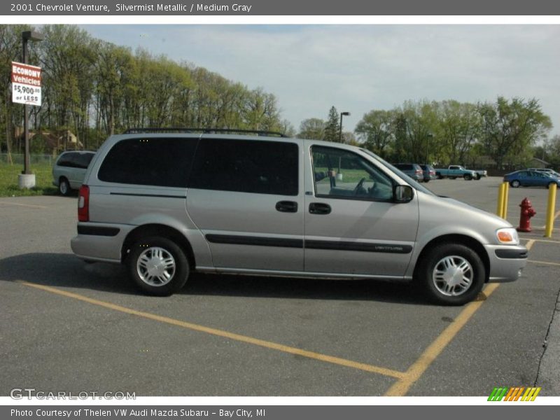 Silvermist Metallic / Medium Gray 2001 Chevrolet Venture