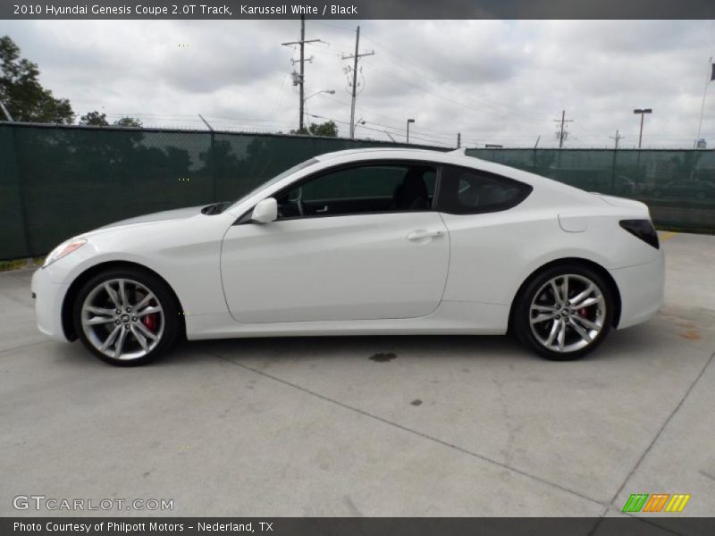 Karussell White / Black 2010 Hyundai Genesis Coupe 2.0T Track