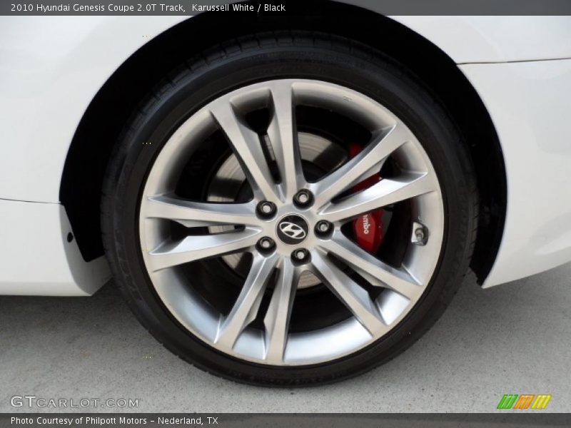 Karussell White / Black 2010 Hyundai Genesis Coupe 2.0T Track