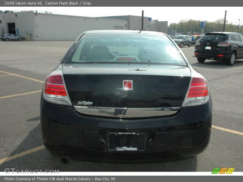 Carbon Flash Black / Gray 2008 Saturn Aura XE