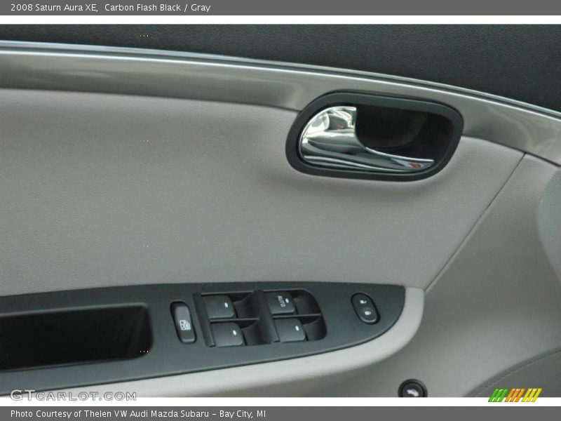 Carbon Flash Black / Gray 2008 Saturn Aura XE