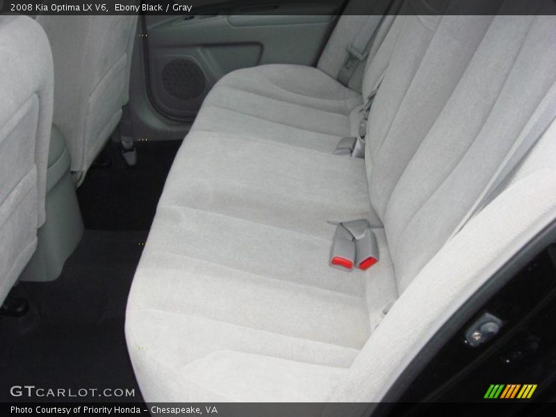 Ebony Black / Gray 2008 Kia Optima LX V6