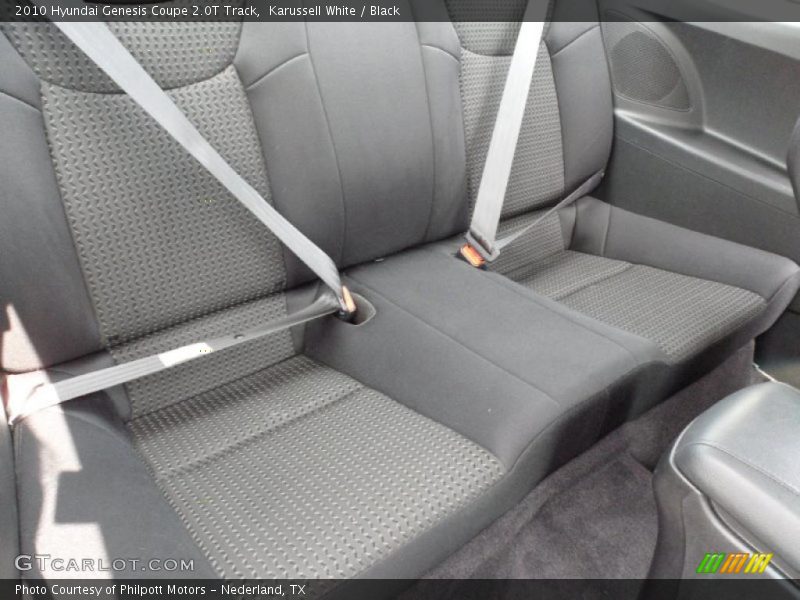 Karussell White / Black 2010 Hyundai Genesis Coupe 2.0T Track
