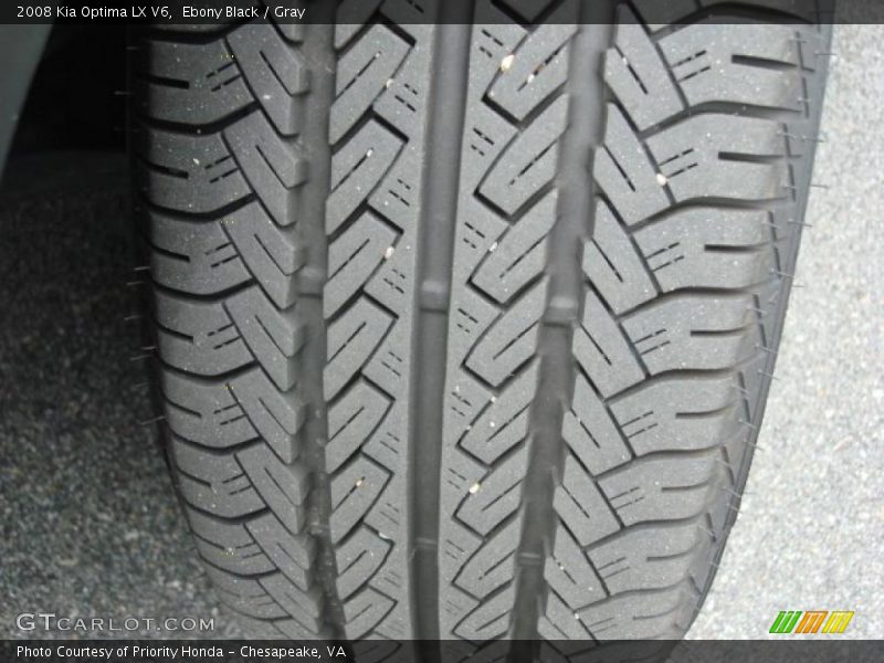 Ebony Black / Gray 2008 Kia Optima LX V6