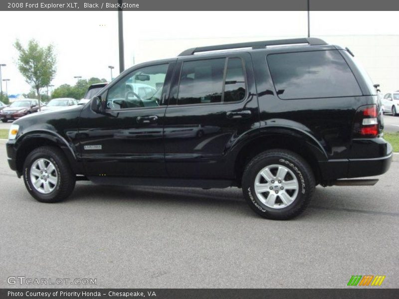 Black / Black/Stone 2008 Ford Explorer XLT