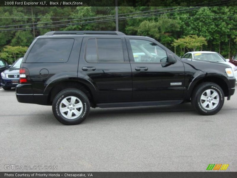 Black / Black/Stone 2008 Ford Explorer XLT
